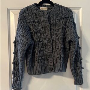 Gray Knit Women's Sweater